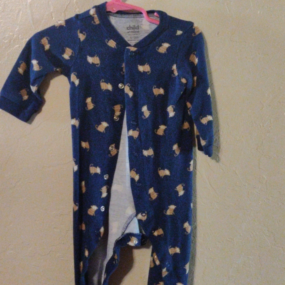 Blue monkey PJs